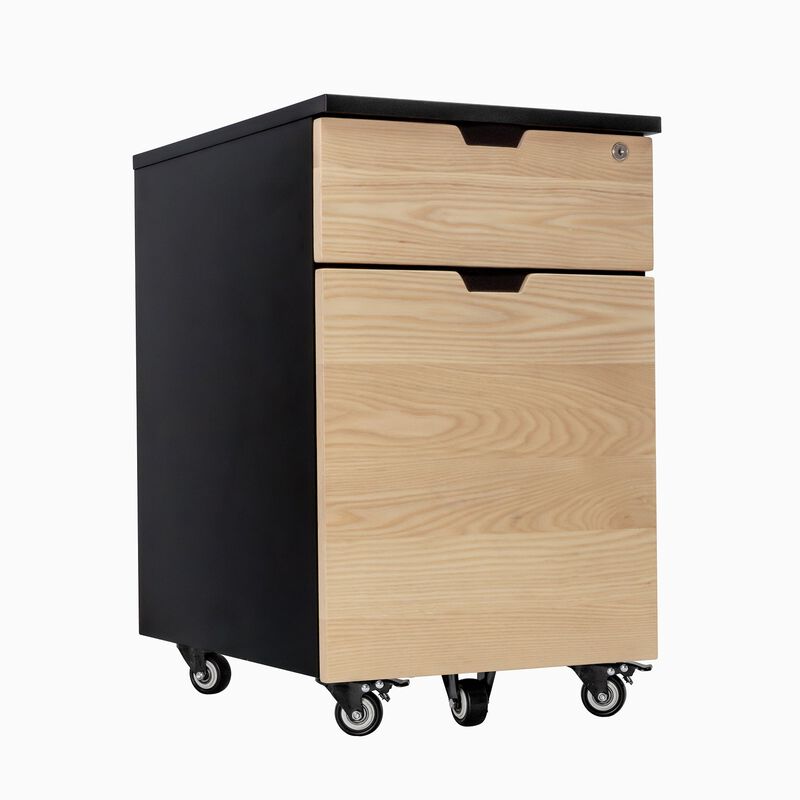 Desky Wooden Minimal Filing Cabinet image number 0