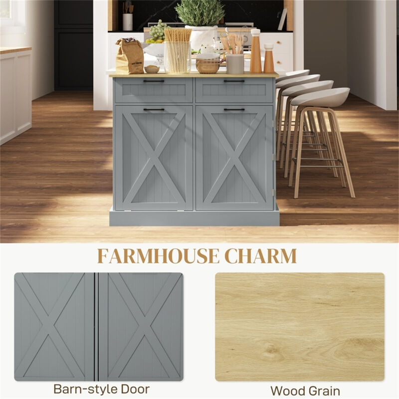 Wooden Kitchen Storage Cabinet for Pantry, Dining, or Coffee Bar