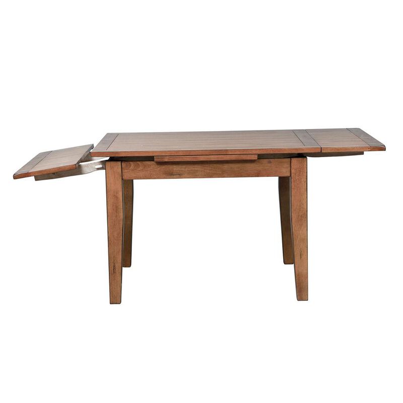 Liberty Furniture Treasures Retractable Leg Table - Oak in Rustic Oak image number 6