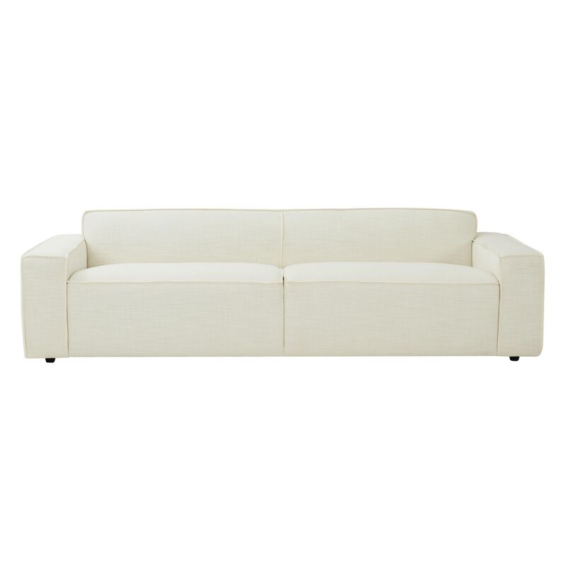 Olafur Cream Linen Sofa.