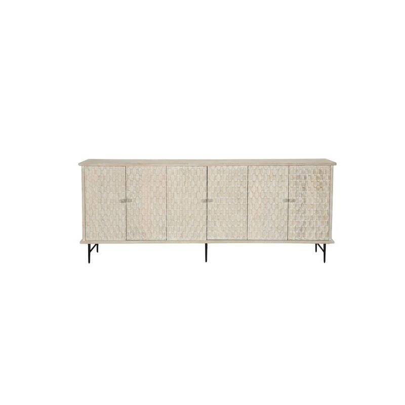 Taran Designs Renith 6-door Solid Wood Sideboard