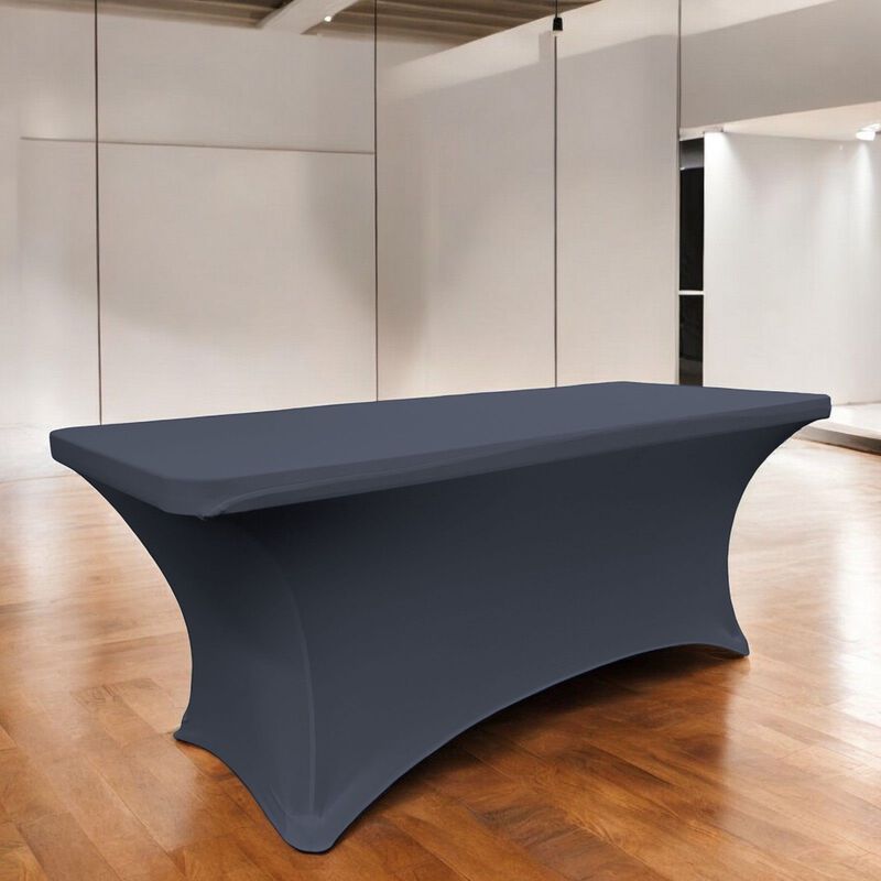 Fitted Rectangular Spandex Tablecloth for Parties, Events and Dining Tables image number 1