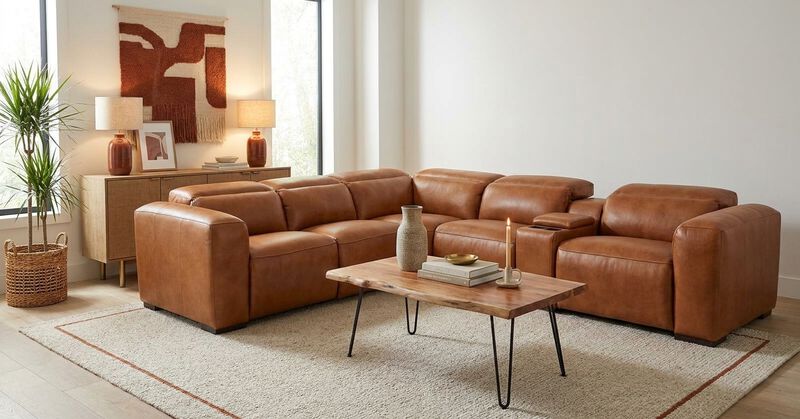 Derrick 6-Piece Power Sectional image number 1