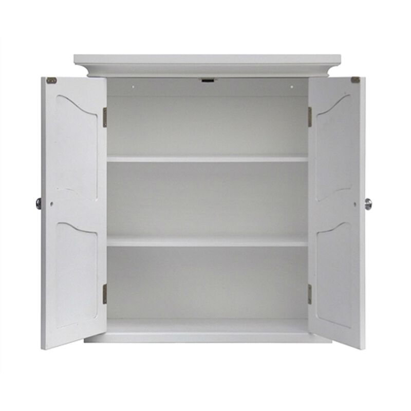 French Classic 2-Door Bathroom Wall Cabinet – Charming Design with Ample Storage