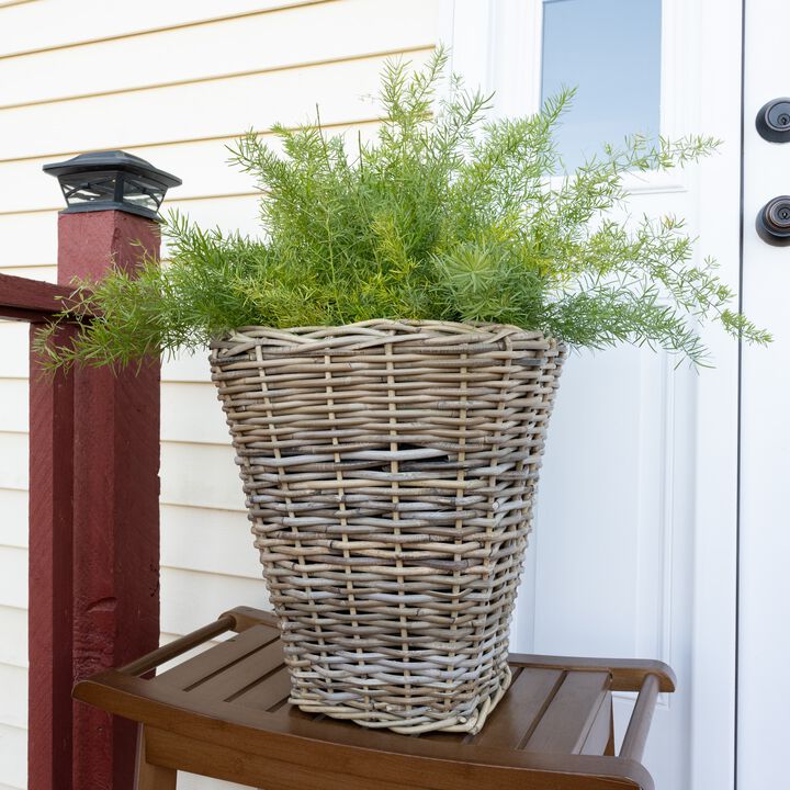 Saboga Home&trade; Square Tapered Planter with Black Plastic Insert