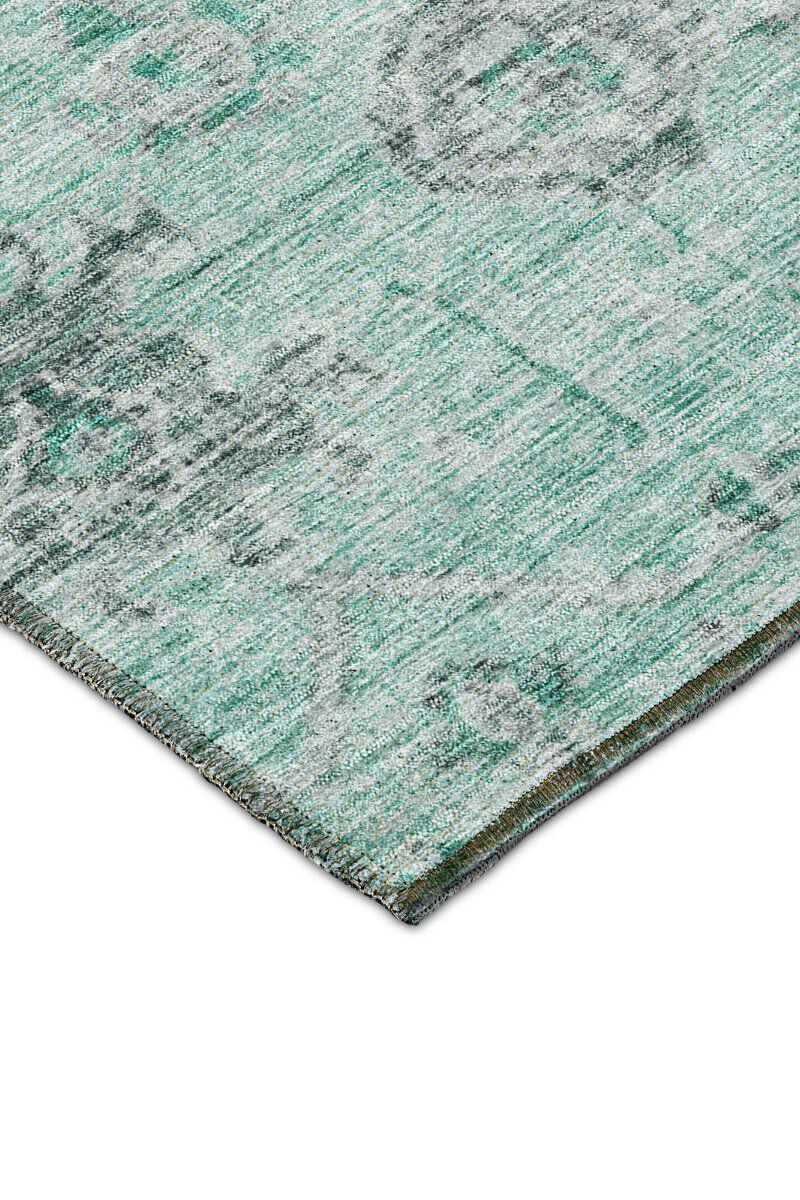 Solace SL10 Teal 8' Round Rug image number 4