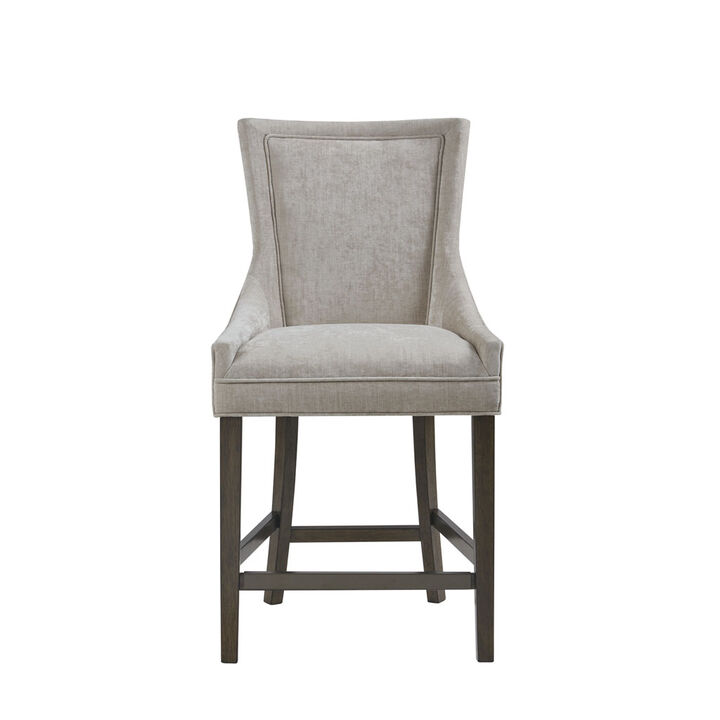 Gracie Mills Julienne 25.5" Upholstered Counter Stool Dining Accent Chairs