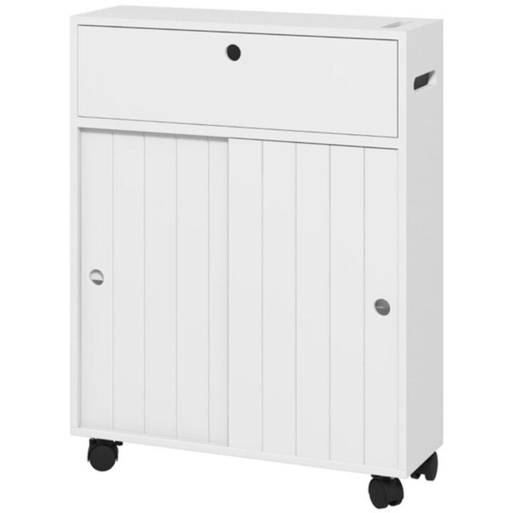 Bathroom Storage Cabinet with Shelves & Doors for Organized & Space-Saving Bathroom Essentials
