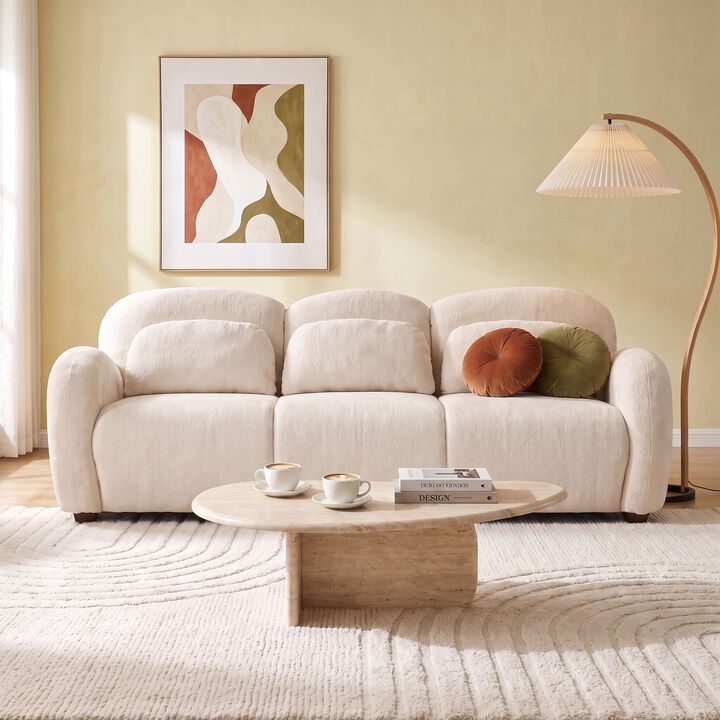 Scurra 3 Seater Boucle Sofa
