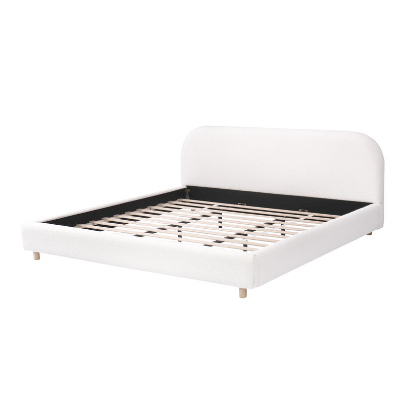 TATEUS Upholstered Platform Bed image number 2