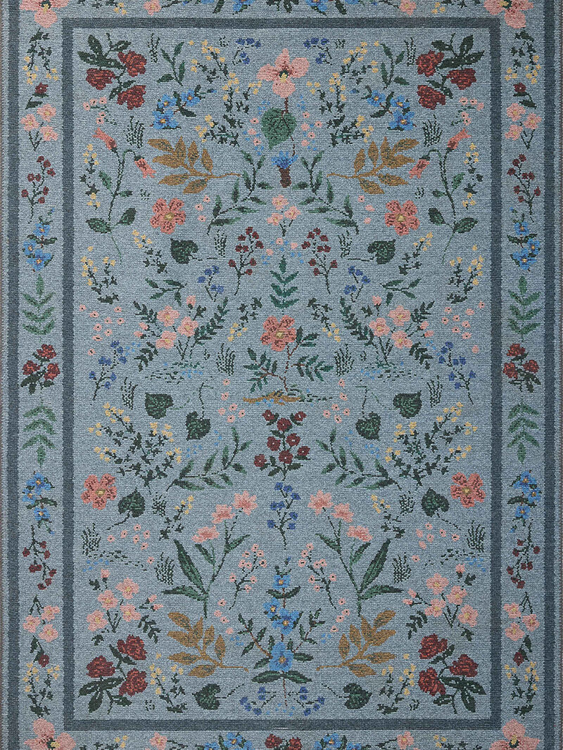 Wildwood Blue 2'6" x 7'6" Runner Rug image number 0