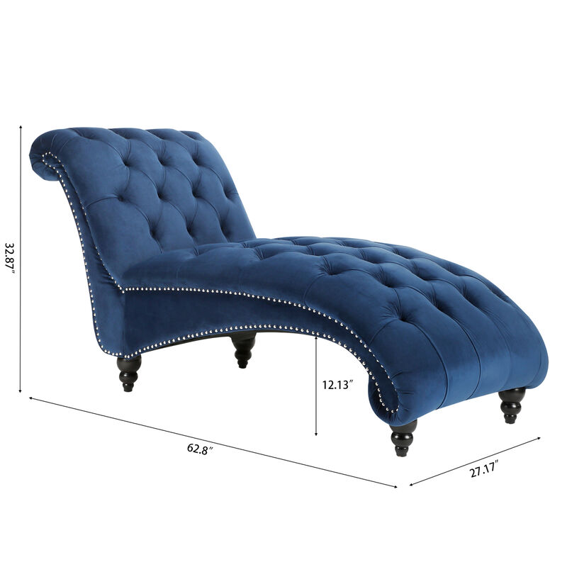 Streamdale Tufted Armless Chaise Lounge image number 6