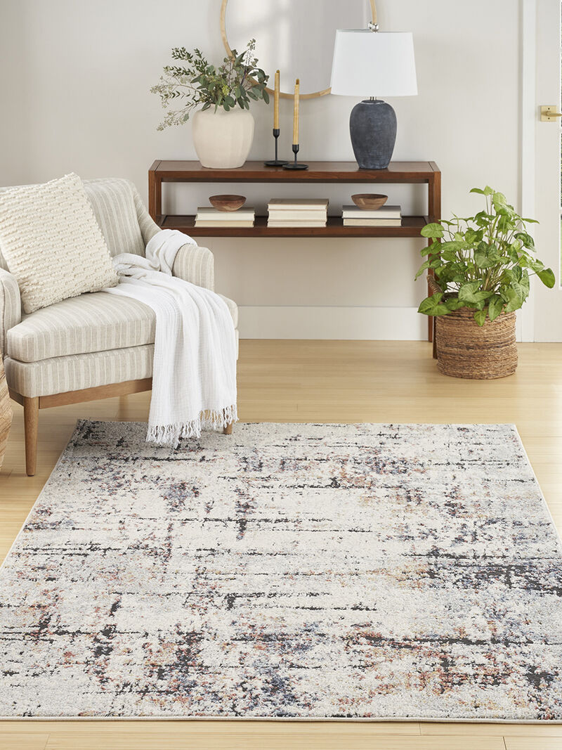 Motion MTT05 Ivory/Multicolor 5'3" x 7' Rug