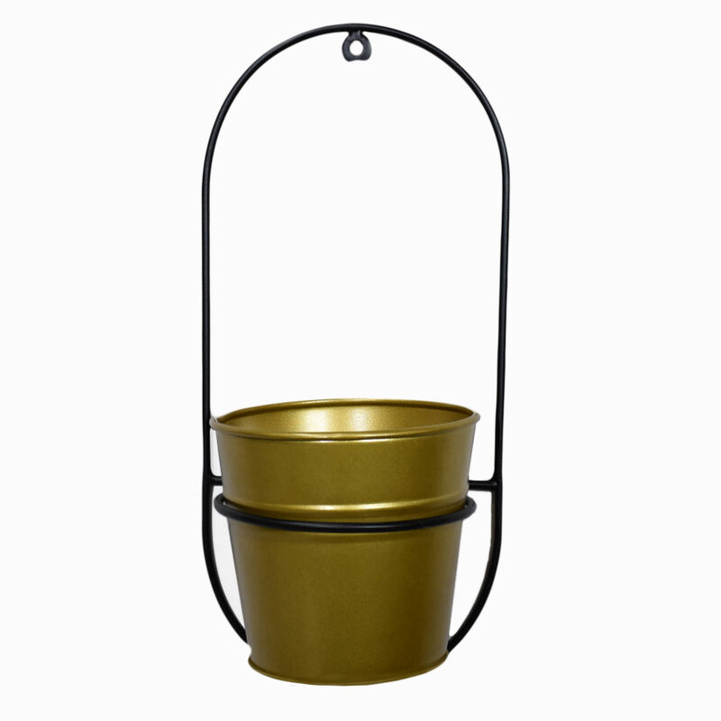Handmade 100% Iron Round Modern Copper Coated Color 4.4 x 4.6 x 4.6 Inches Planters Pot 1006 BBH Homes