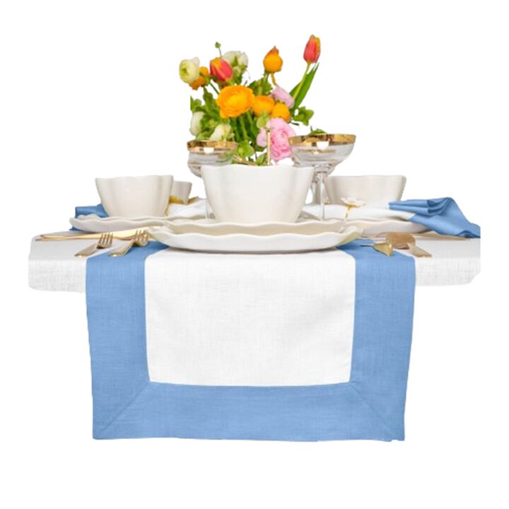 Solino Home 100% Pure Linen Table Runner - Contempo