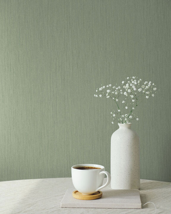 Midolin Oregano Green Texture Wallpaper