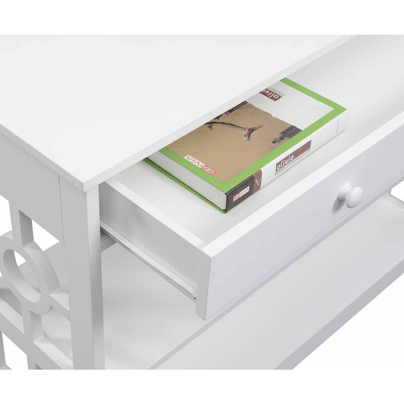 Convenience Concepts Ring 1 Drawer Console Table