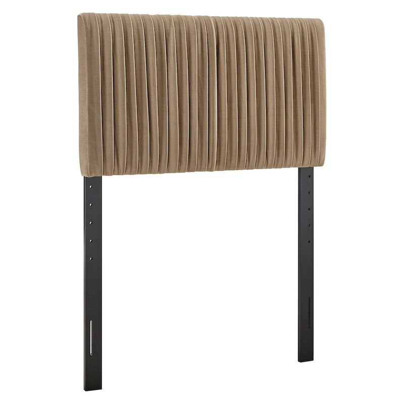 Eloise Stain-Resistant Performance Velvet Twin Headboard image number 0