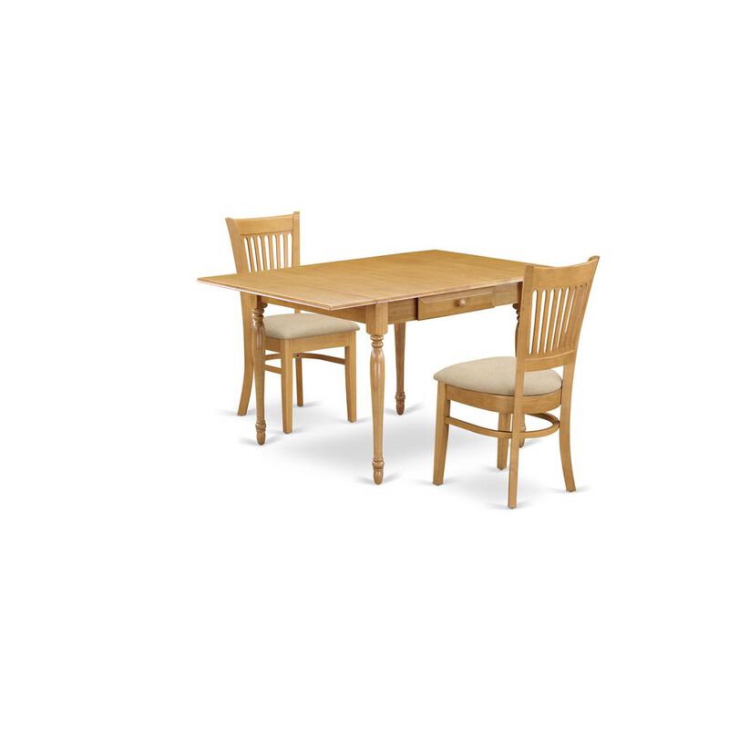 East West Furniture Dining Room Set Oak