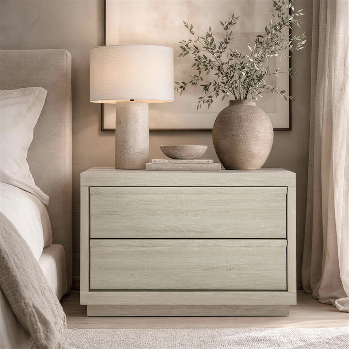 Navis White Oak Nightstand