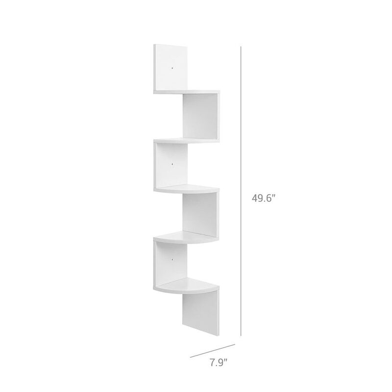 BreeBe Zigzag Design Corner Shelf