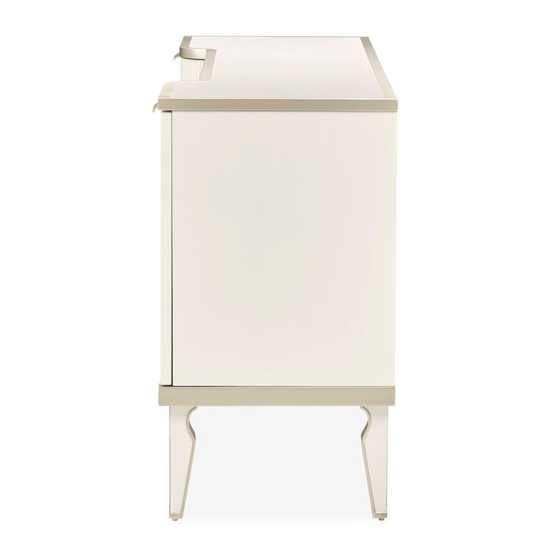 Michael Amini La Marisia Sideboard - Creamy Pearl