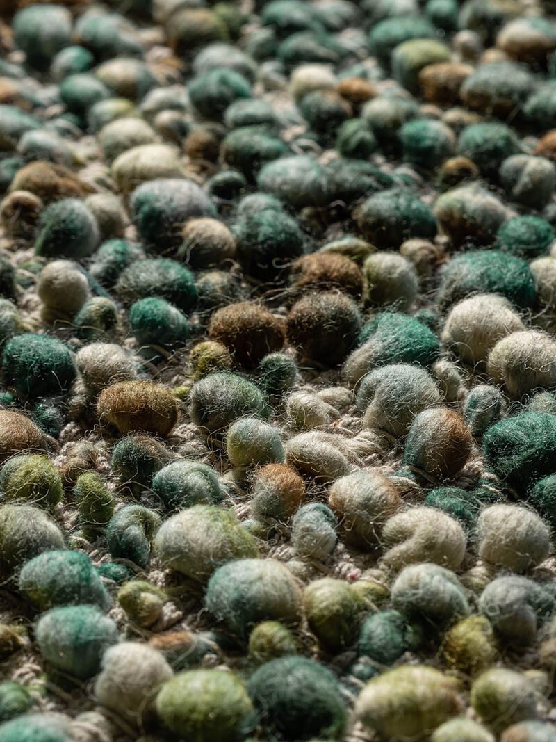 Hanu HU1 Teal 5' x 7'6" Rug