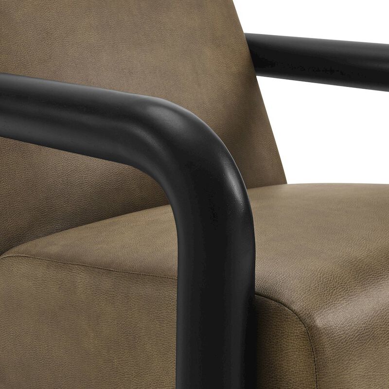 Sereno Vegan Leather Accent Chair image number 6