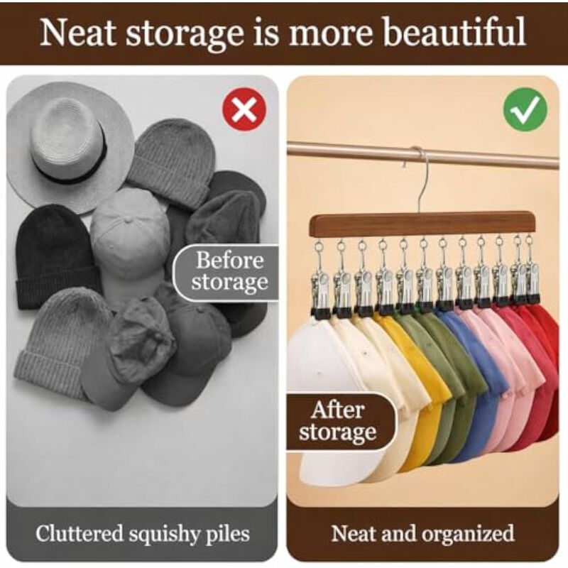 100-Piece Space-Saving Hanger Hooks | Heavy Duty Clothes Hanger Extender Clips image number 3