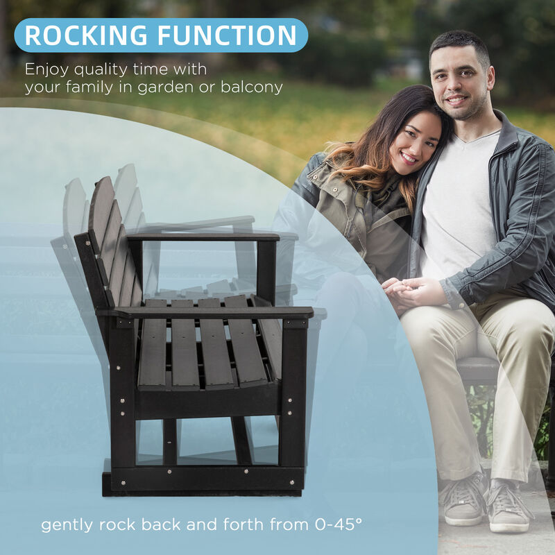 Two-Person Outdoor Patio Swing Chair, Comfortable Hanging Chair for Garden or Deck image number 3