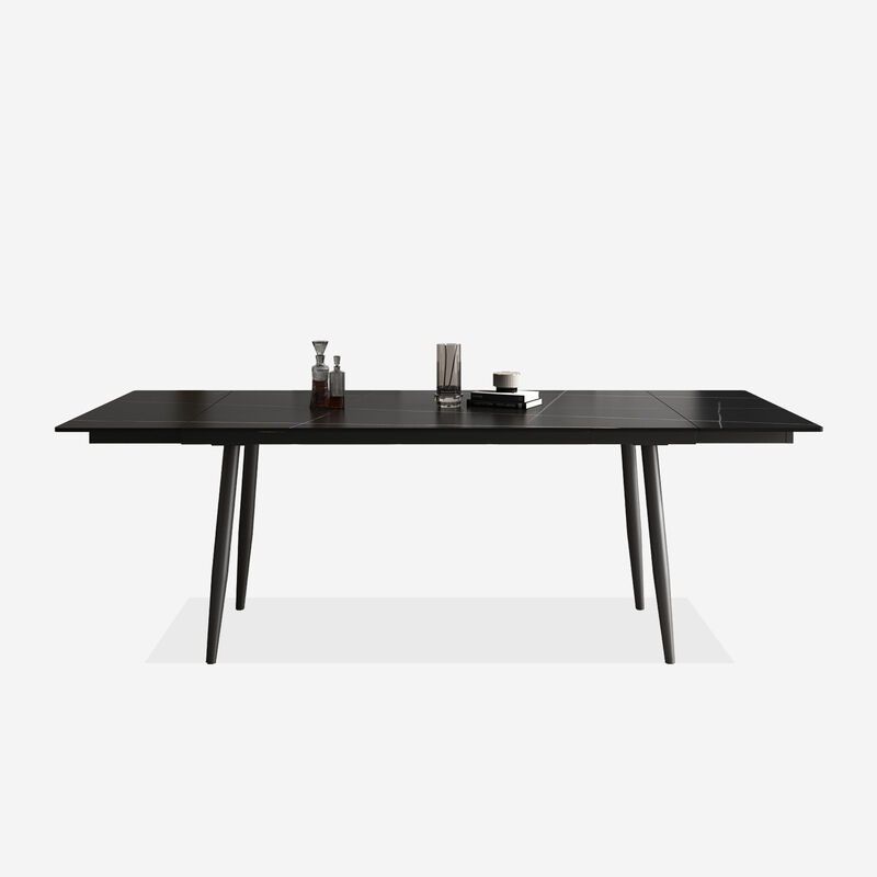 Extendable dining table, seats 6&ndash;10, 62&ndash;94"