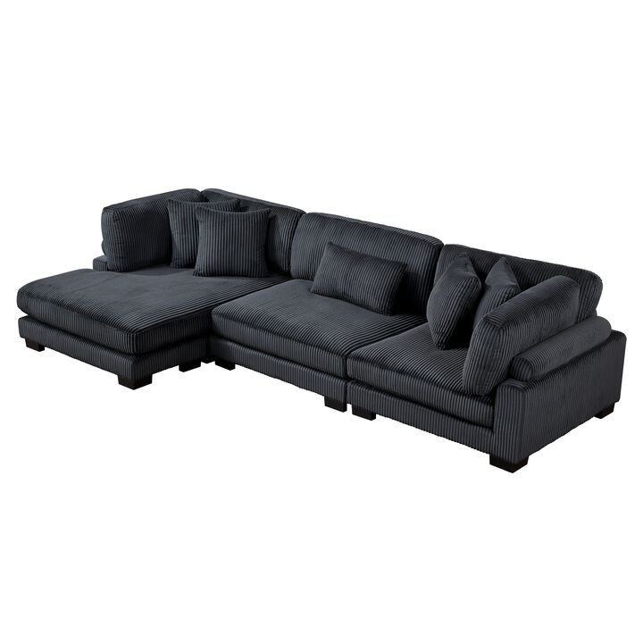 Traverse 3-Piece Sectional with Reversible Chaise