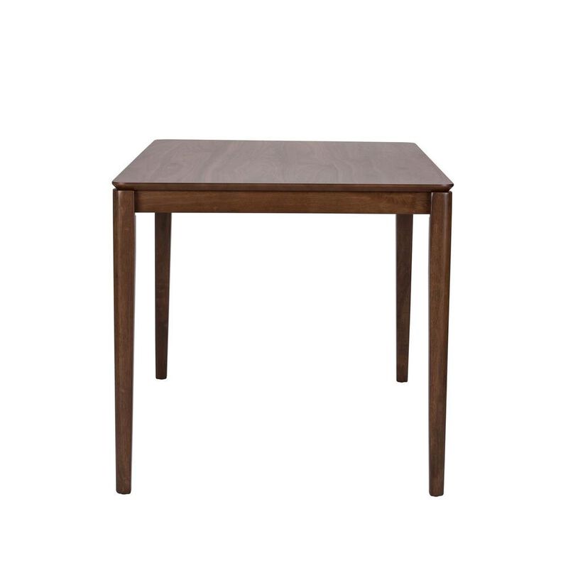 Starlight Canyon Home Brown Rectangular Dining Table, Solid + Manufactured Wood, Farmhouse Style