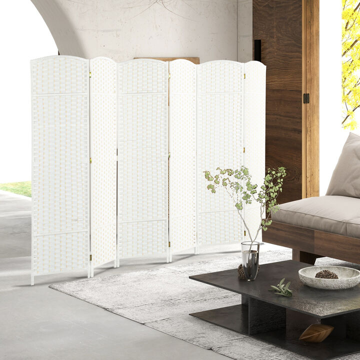 Hivvago 5.6' Tall Freestanding Privacy Screen with 6 Panels