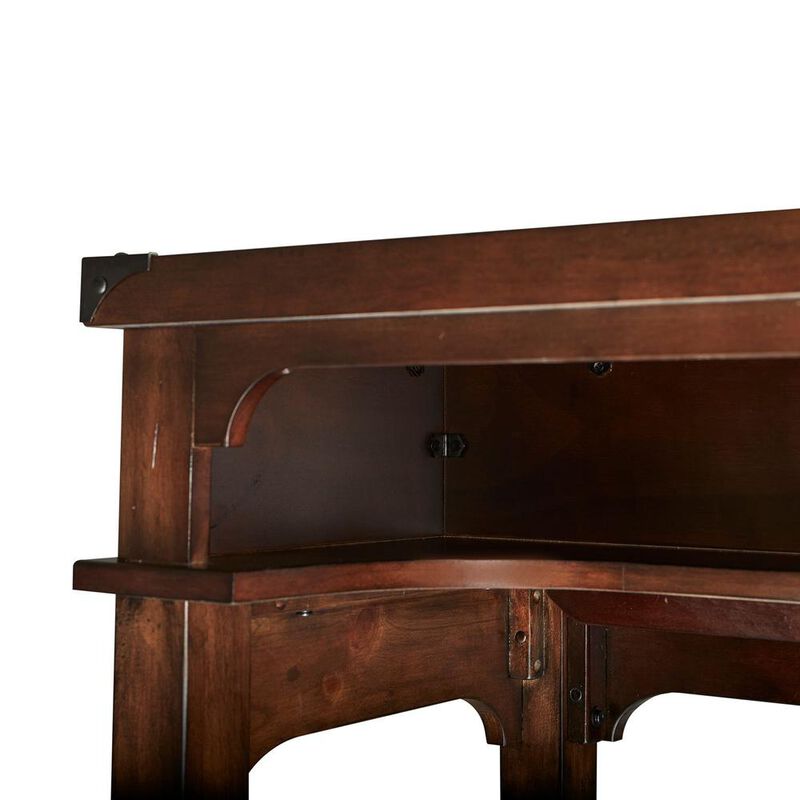 Liberty Furniture Aspen Skies Console Bar Table in Russet Brown image number 4