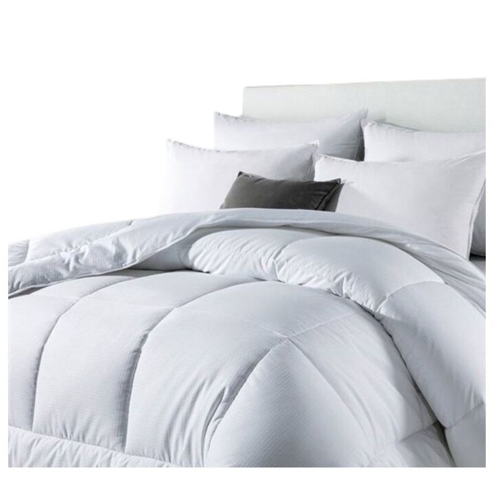 Hivvago Queen Size All Seasons Soft White Polyester Down Alternative Comforter