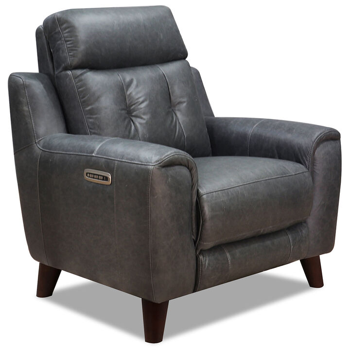 Torino Power Headrest, Lumbar, Zero Gravity Waxy Pull-up Leather Recliner