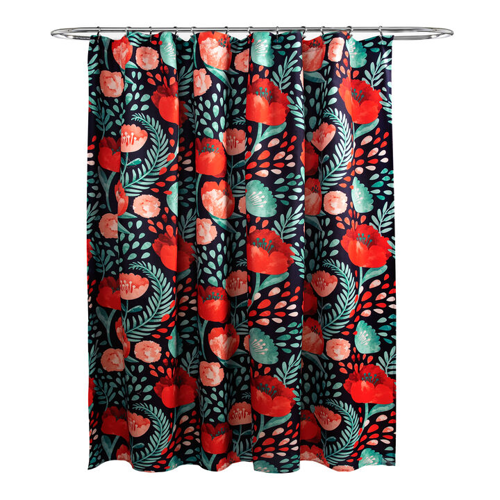 Poppy Garden Shower Curtain