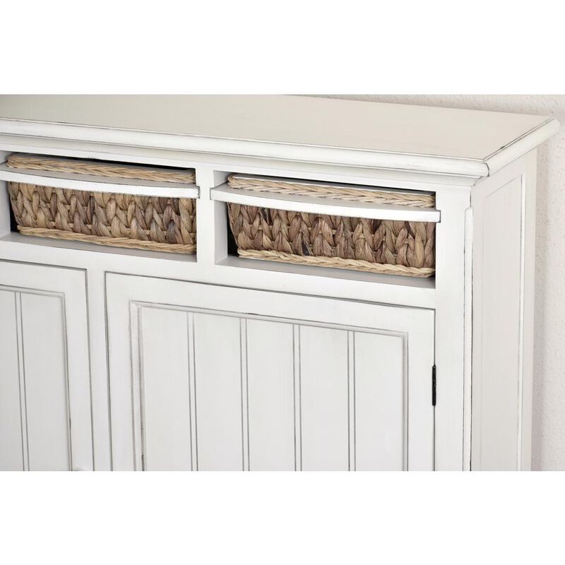 Sea Winds Coastal Furniture Monaco Entry Cabinets with Baskets