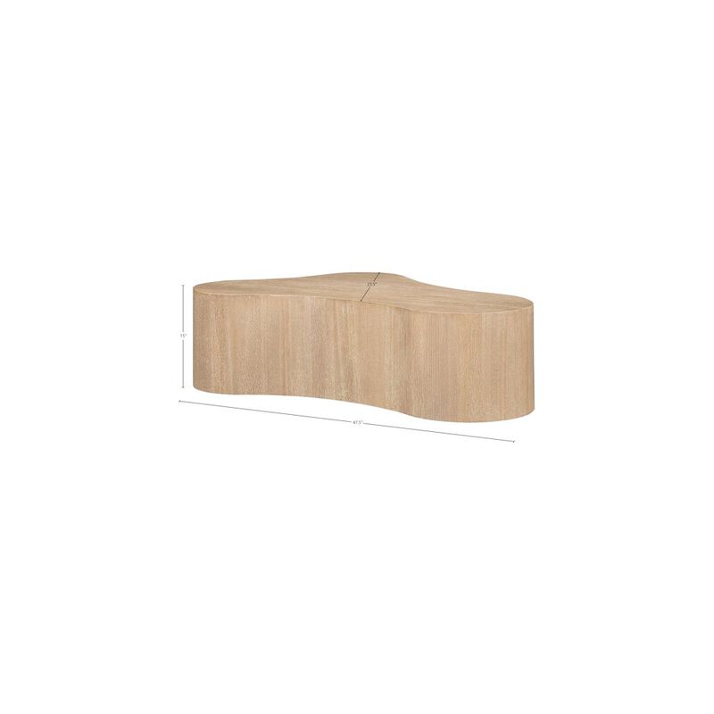 Meridian Furniture Zaire Natural Coffee Table