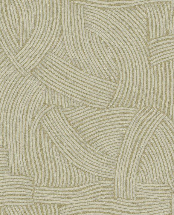 Freesia Brown Abstract Woven Wallpaper