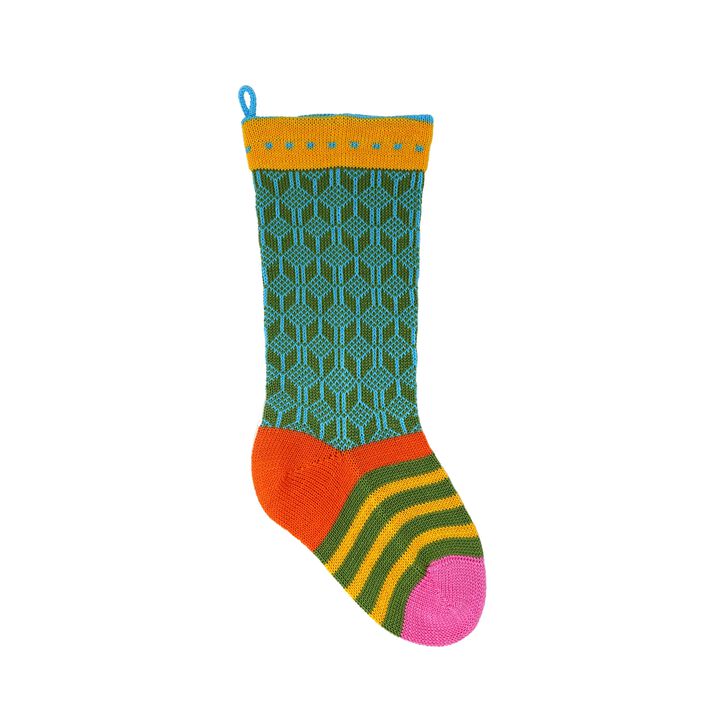Colorful Stocking - Green