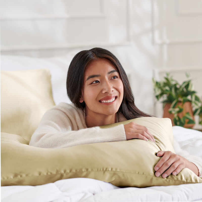1 Pc 100% Mulberry Silk Pillowcase for Hair and Skin, 19 Momme Silk image number 3