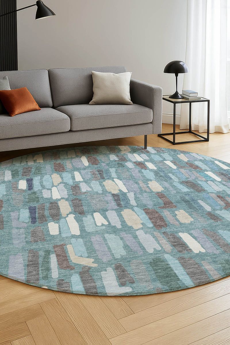 Kenner KN5 Teal 9' x 12' Rug image number 3