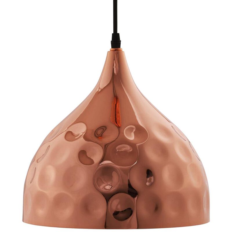 Modway Dimple Contemporary Modern Bell Shade 11" Hanging Ceiling Light Pendant Light Fixture In image number 1