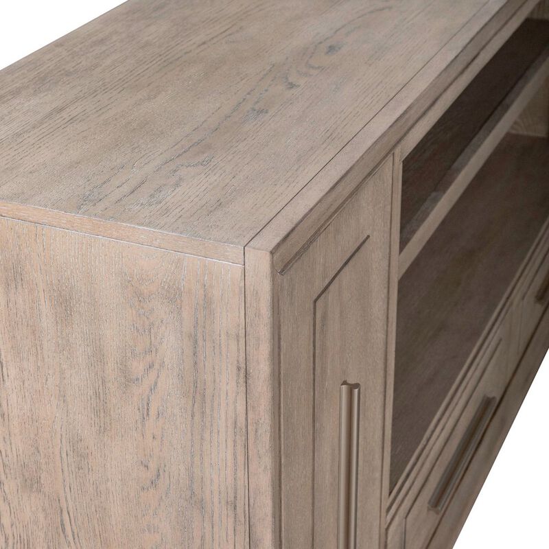 Liberty Furniture Brentwood 80 Inch TV Console for Living Room  - Sandstone Oak image number 5