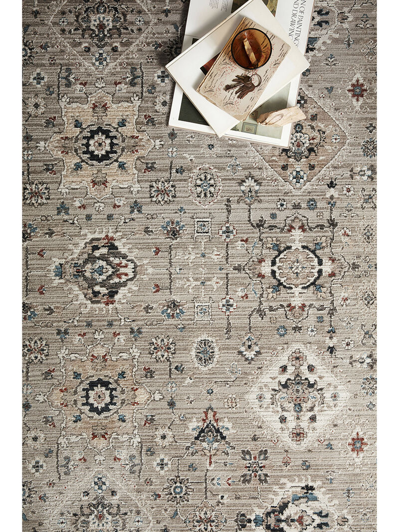 Leigh LEI02 Dove/Multi 5'3" x 7'6" Rug image number 2