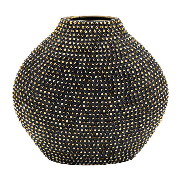Ceramic 16" Beaded Vase