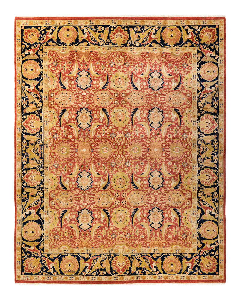 Mogul, One-of-a-Kind Hand-Knotted Area Rug  - Orange, 8' 1" x 10' 1" image number 1