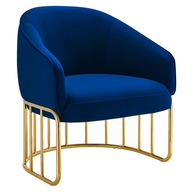 Legacy Performance Velvet Armchair image number 2